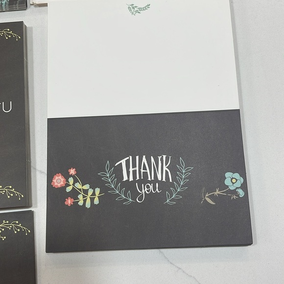 Thank you cards with envelope and seal stickers - Picture 4 of 7